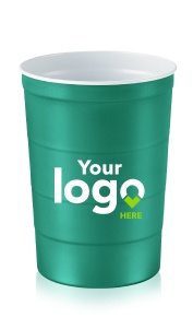 Green Steel Party Cup